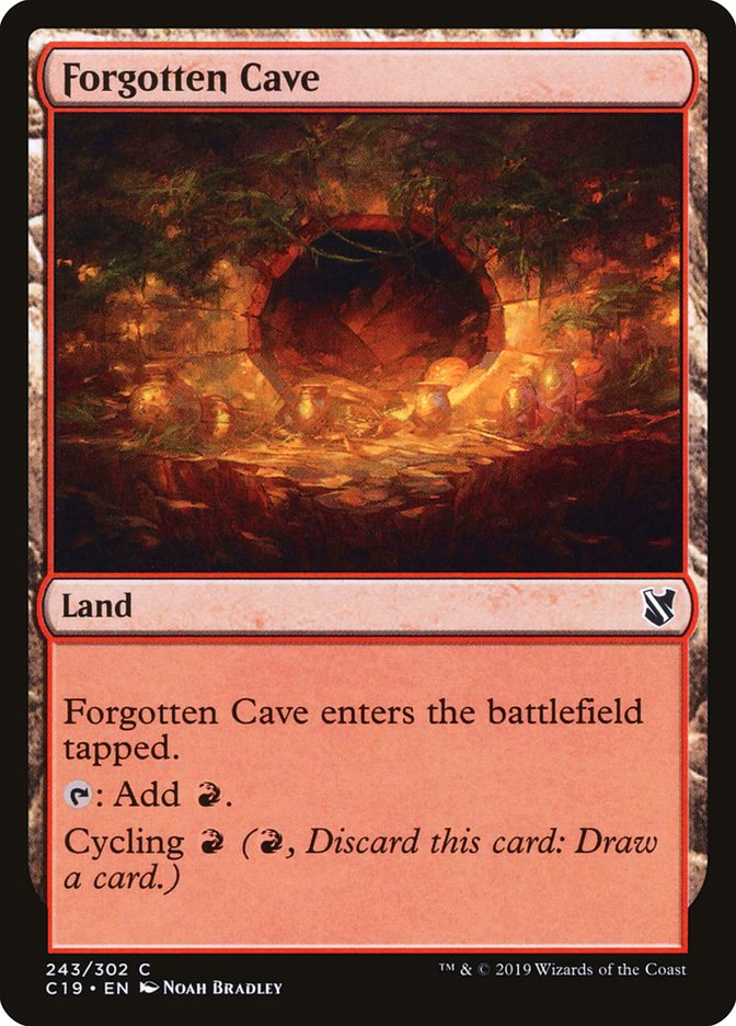 Forgotten Cave [Commander 2019] | Card Merchant Takapuna