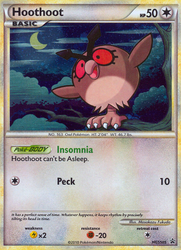 Hoothoot (HGSS05) [HeartGold & SoulSilver: Black Star Promos] | Card Merchant Takapuna