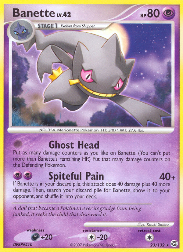 Banette (23/132) [Diamond & Pearl: Secret Wonders] | Card Merchant Takapuna