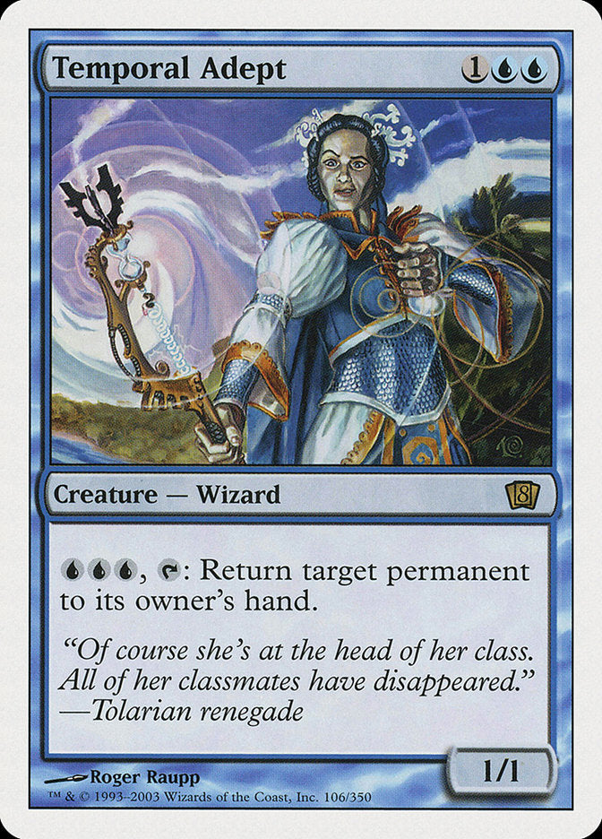 Temporal Adept [Eighth Edition] | Card Merchant Takapuna