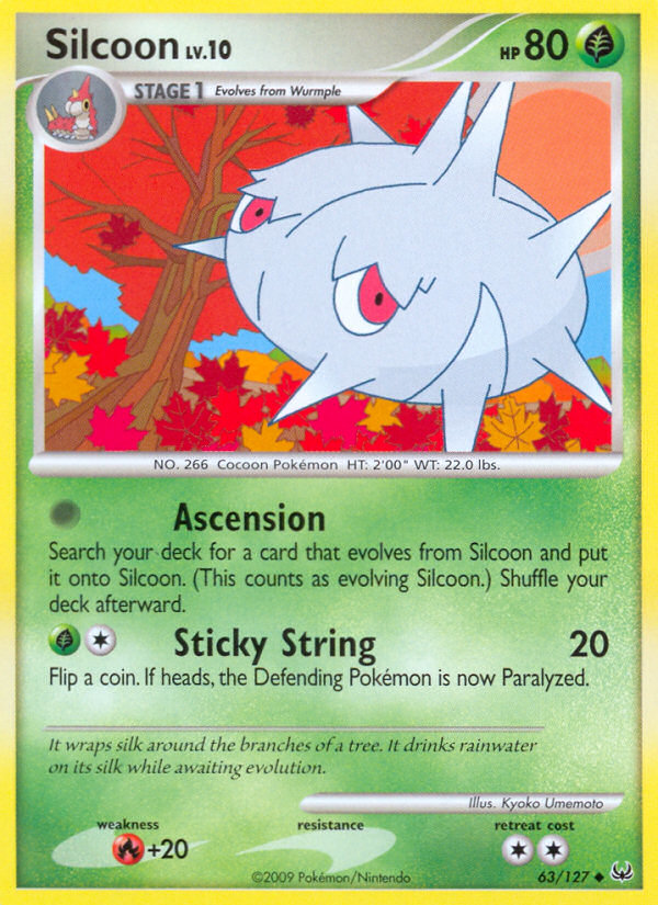 Silcoon (63/127) [Platinum: Base Set] | Card Merchant Takapuna