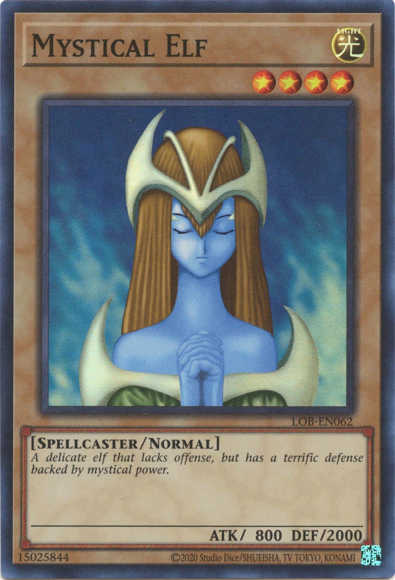 Mystical Elf (25th Anniversary) [LOB-EN062] Super Rare | Card Merchant Takapuna