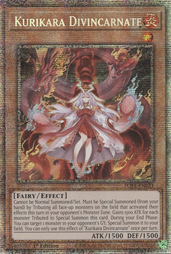 Kurikara Divincarnate [POTE-EN031] Starlight Rare | Card Merchant Takapuna