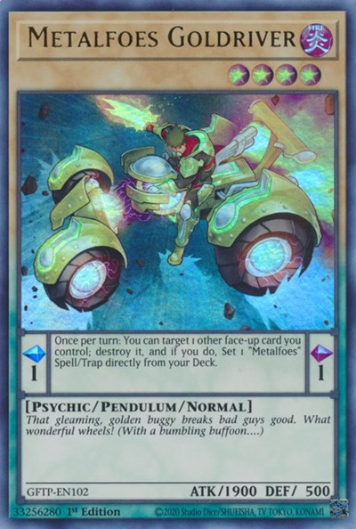 Metalfoes Goldriver [GFTP-EN102] Ultra Rare | Card Merchant Takapuna