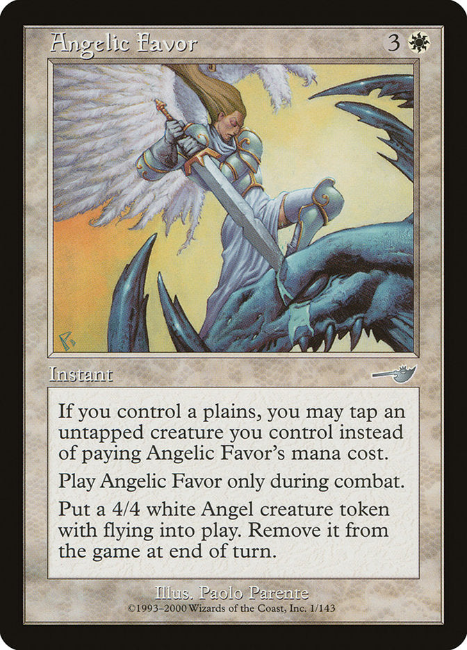 Angelic Favor [Nemesis] | Card Merchant Takapuna