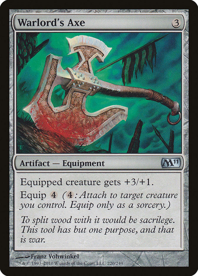 Warlord's Axe [Magic 2011] | Card Merchant Takapuna