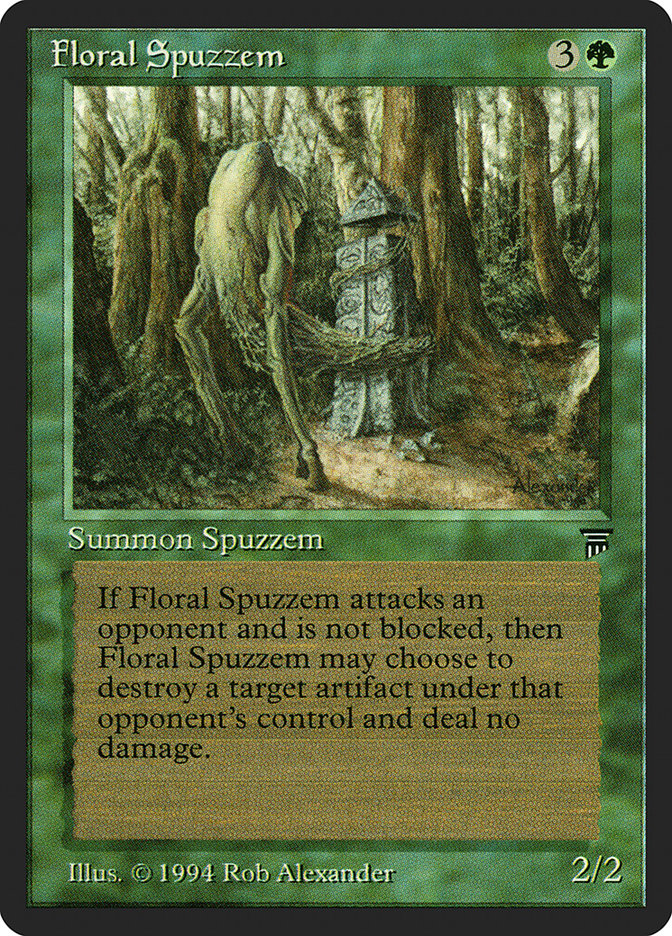 Floral Spuzzem [Legends] | Card Merchant Takapuna