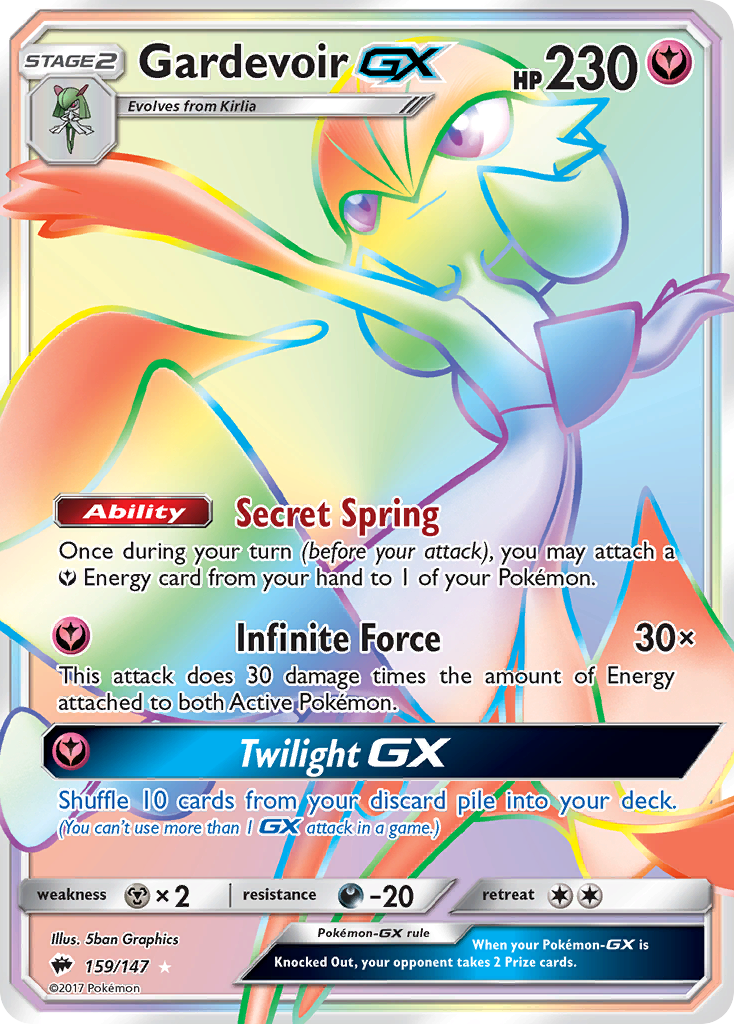 Gardevoir GX (159/147) [Sun & Moon: Burning Shadows] | Card Merchant Takapuna