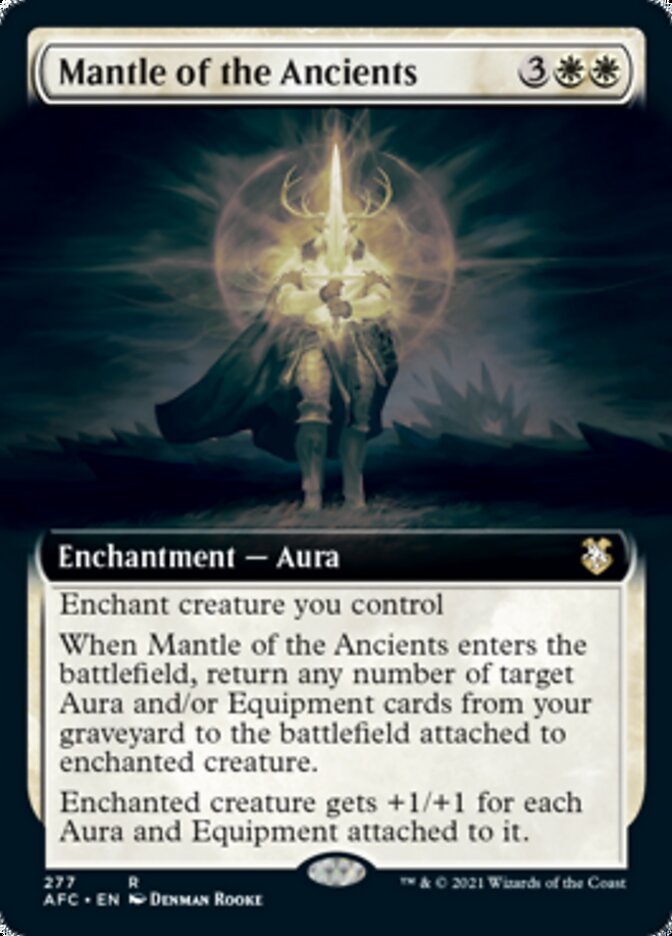 Mantle of the Ancients (Extended Art) [Dungeons & Dragons: Adventures in the Forgotten Realms Commander] | Card Merchant Takapuna