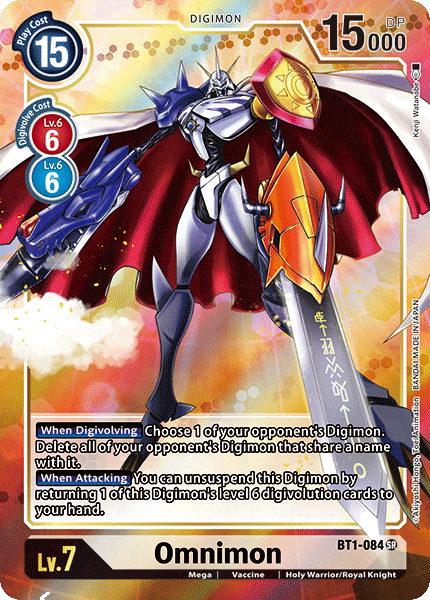 Omnimon [BT1-084] (Alternate Art) [Release Special Booster Ver.1.0] | Card Merchant Takapuna