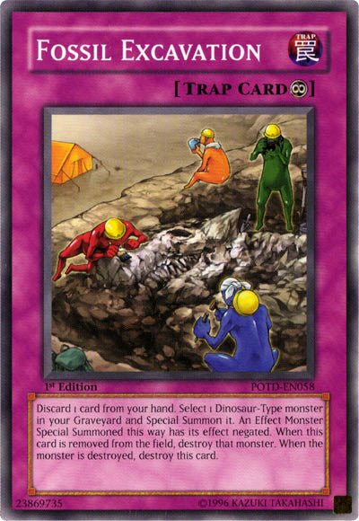 Fossil Excavation [POTD-EN058] Common | Card Merchant Takapuna