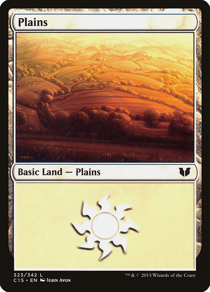 Plains (323) [Commander 2015] | Card Merchant Takapuna