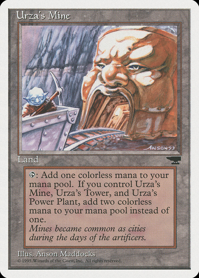 Urza's Mine (Mine Cart Entering Mouth) [Chronicles] | Card Merchant Takapuna