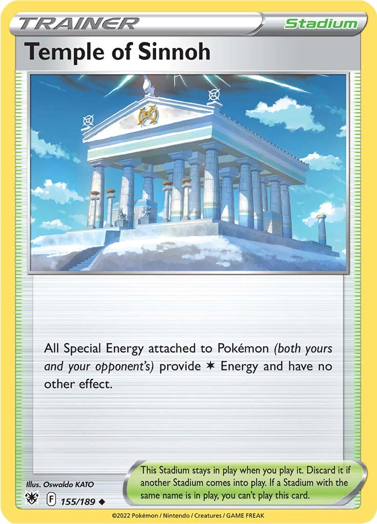 Temple of Sinnoh (155/189) [Sword & Shield: Astral Radiance] | Card Merchant Takapuna