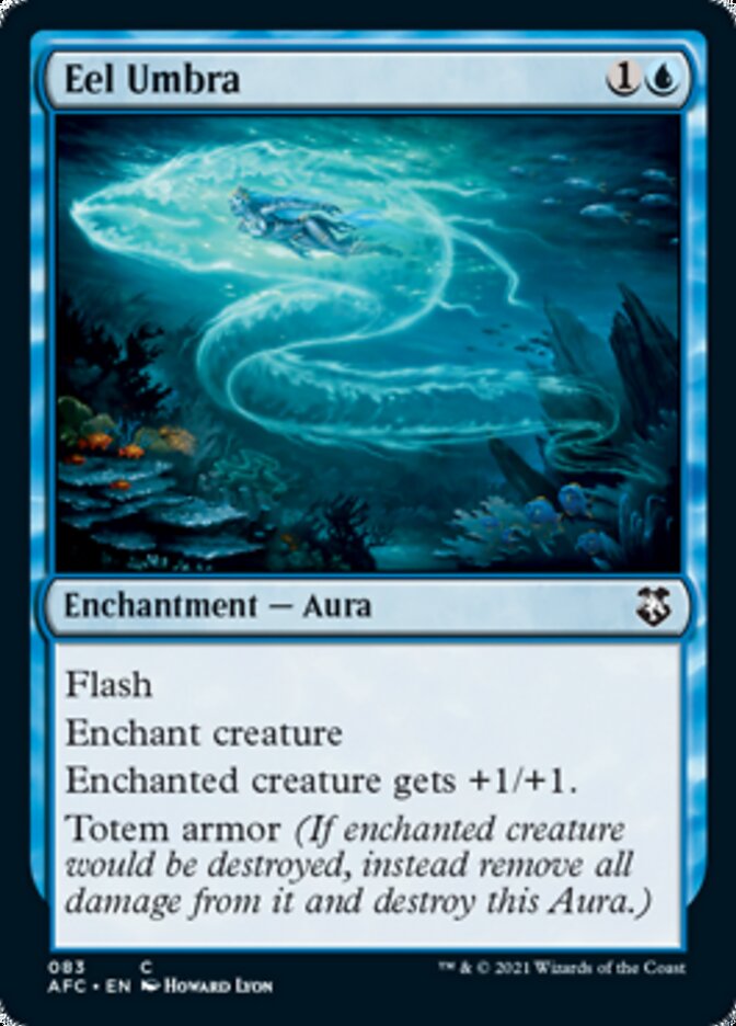 Eel Umbra [Dungeons & Dragons: Adventures in the Forgotten Realms Commander] | Card Merchant Takapuna