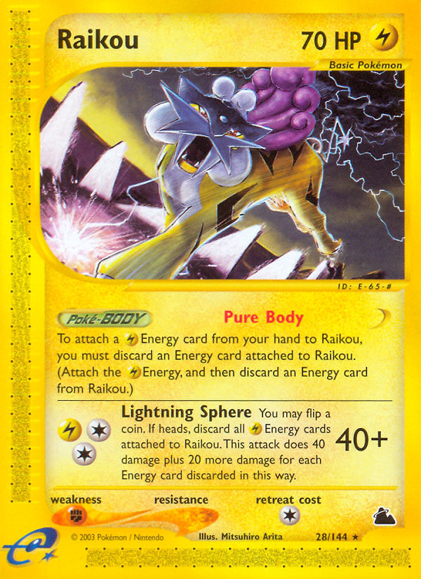 Raikou (28/144) [Skyridge] | Card Merchant Takapuna