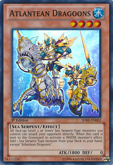 Atlantean Dragoons [SDRE-EN002] Super Rare | Card Merchant Takapuna