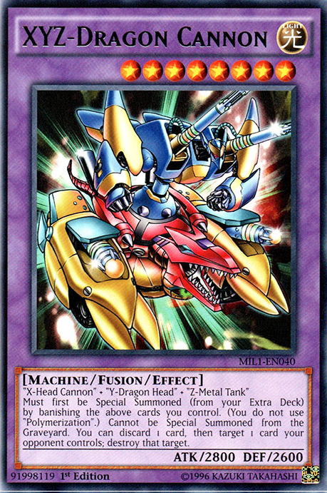 XYZ-Dragon Cannon [MIL1-EN040] Rare | Card Merchant Takapuna