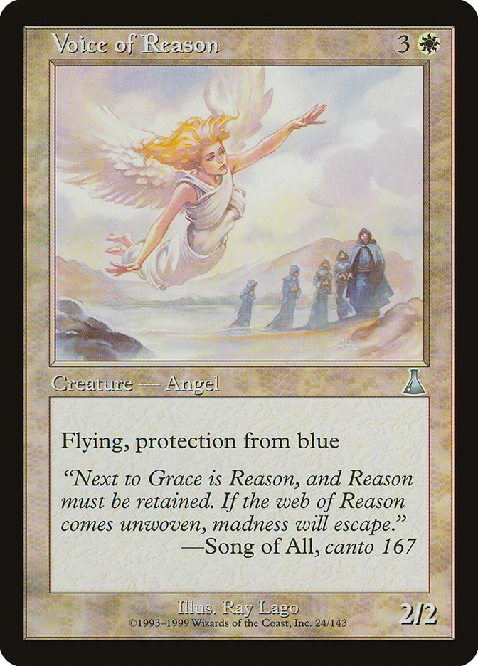 Voice of Reason [Urza's Destiny] | Card Merchant Takapuna