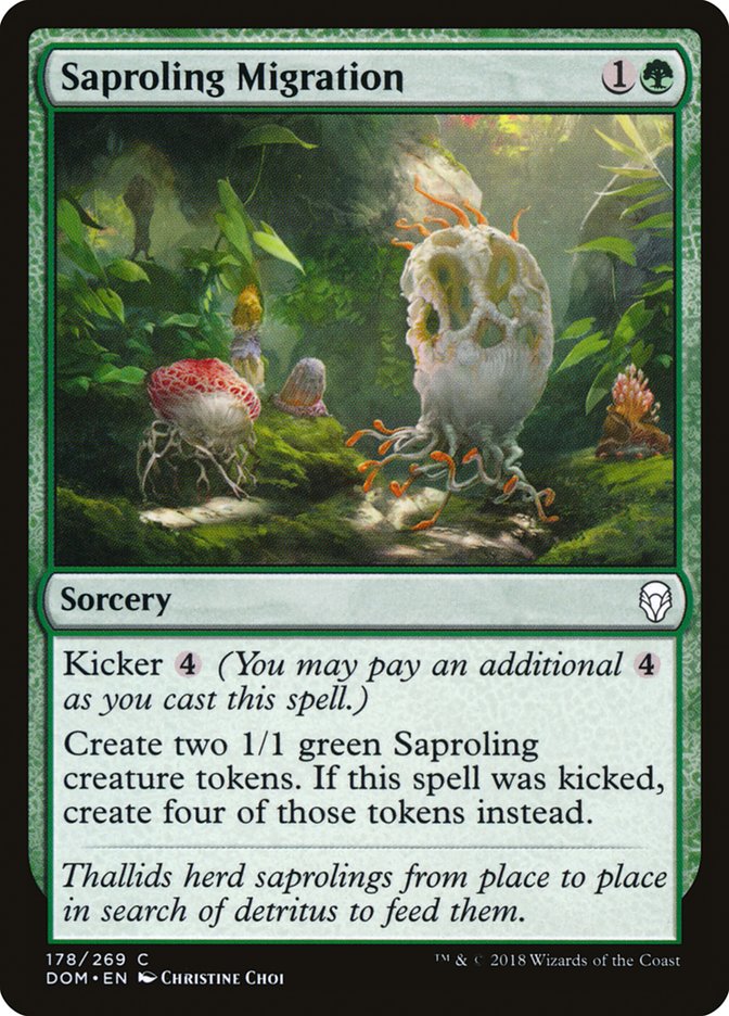 Saproling Migration [Dominaria] | Card Merchant Takapuna