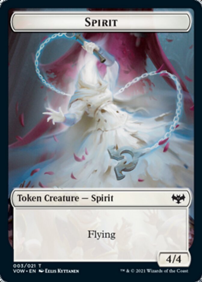 Spirit Token (003) [Innistrad: Crimson Vow Tokens] | Card Merchant Takapuna