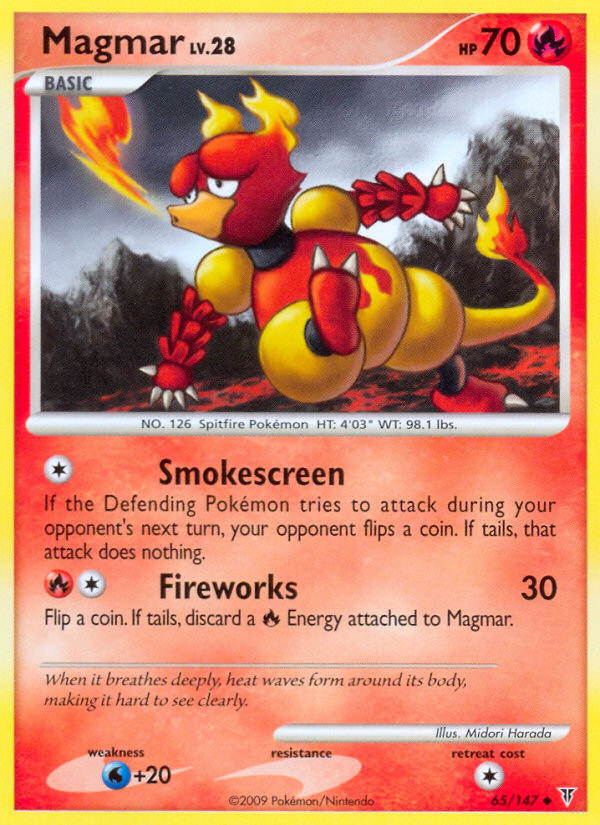 Magmar (65/147) [Platinum: Supreme Victors] | Card Merchant Takapuna