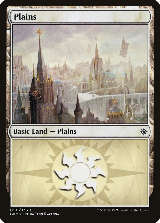 Plains (50) [Ravnica Allegiance Guild Kit] | Card Merchant Takapuna