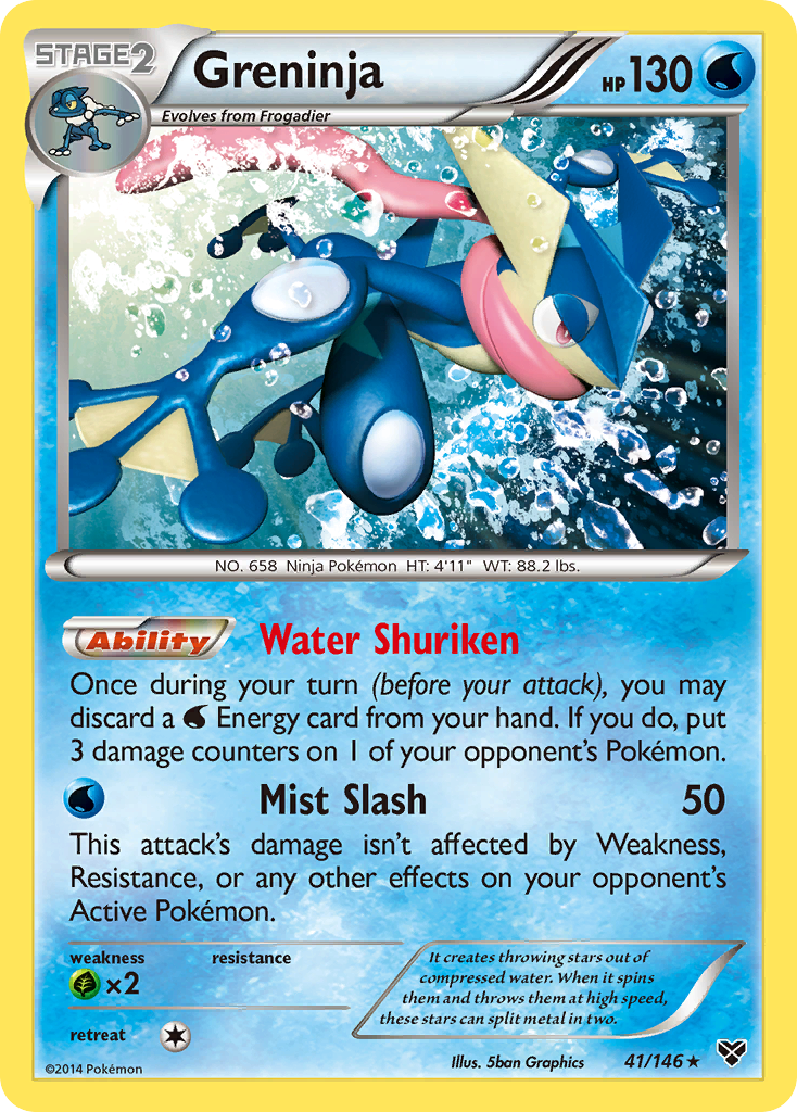 Greninja (41/146) [XY: Base Set] | Card Merchant Takapuna