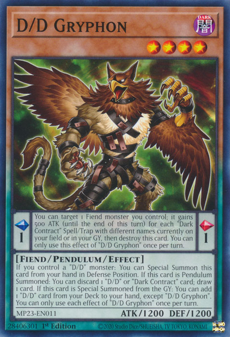 D/D Gryphon [MP23-EN011] Common | Card Merchant Takapuna