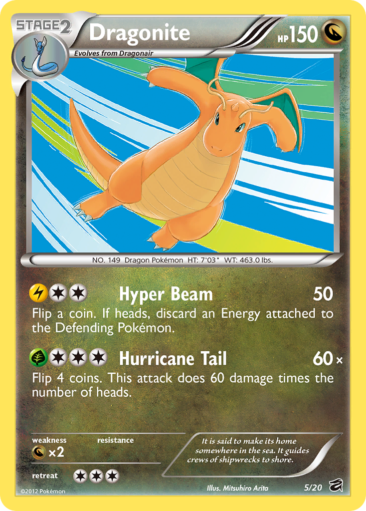 Dragonite (5/20) [Black & White: Dragon Vault] | Card Merchant Takapuna