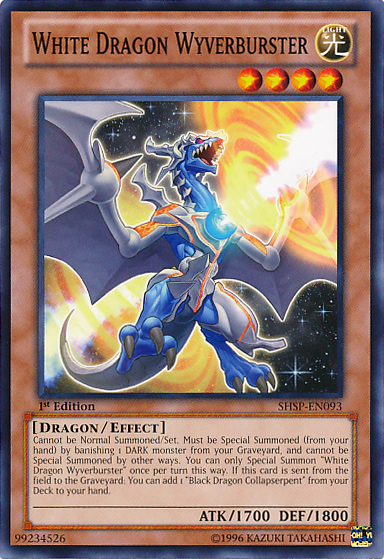 White Dragon Wyverburster [SHSP-EN093] Common | Card Merchant Takapuna