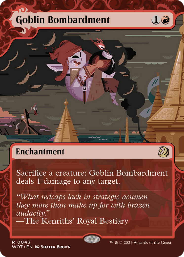 Goblin Bombardment [Wilds of Eldraine: Enchanting Tales] | Card Merchant Takapuna