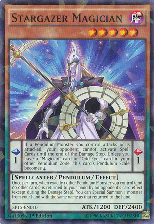 Stargazer Magician [SP15-EN010] Shatterfoil Rare | Card Merchant Takapuna