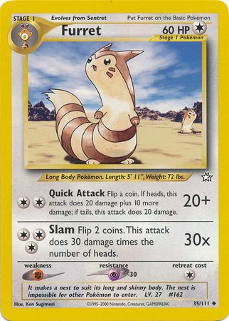 Furret (35/111) [Neo Genesis Unlimited] | Card Merchant Takapuna