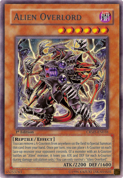 Alien Overlord [CRMS-EN038] Rare | Card Merchant Takapuna