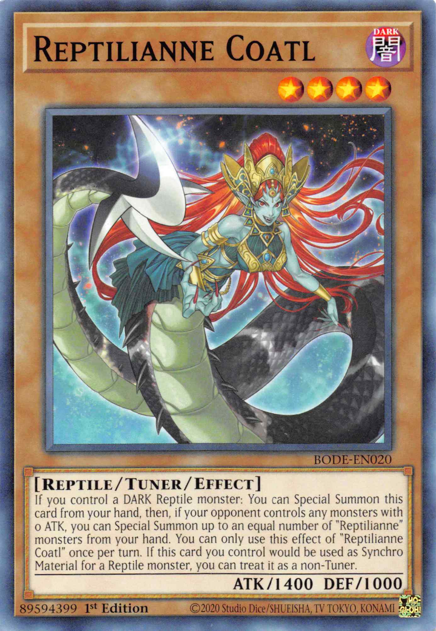 Reptilianne Coatl [BODE-EN020] Common | Card Merchant Takapuna