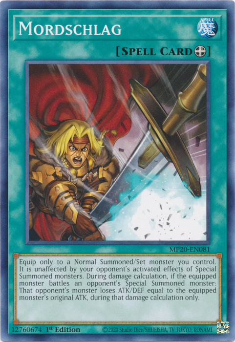 Mordschlag [MP20-EN081] Common | Card Merchant Takapuna