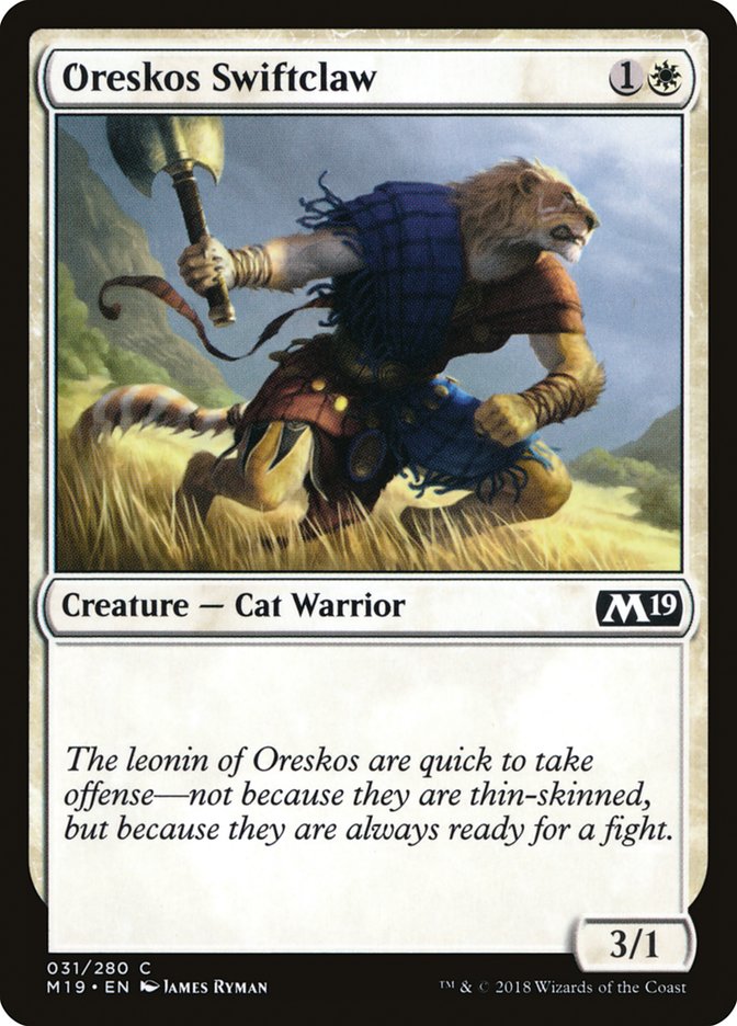 Oreskos Swiftclaw [Core Set 2019] | Card Merchant Takapuna