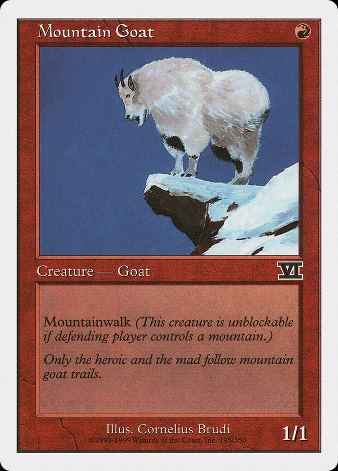 Mountain Goat [Classic Sixth Edition] | Card Merchant Takapuna