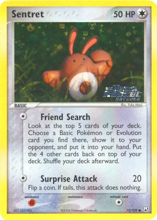 Sentret (75/109) (Stamped) [EX: Team Rocket Returns] | Card Merchant Takapuna