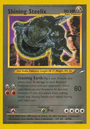 Shining Steelix (112/105) [Neo Destiny Unlimited] | Card Merchant Takapuna