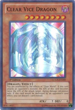 Clear Vice Dragon [LCGX-EN209] Super Rare | Card Merchant Takapuna