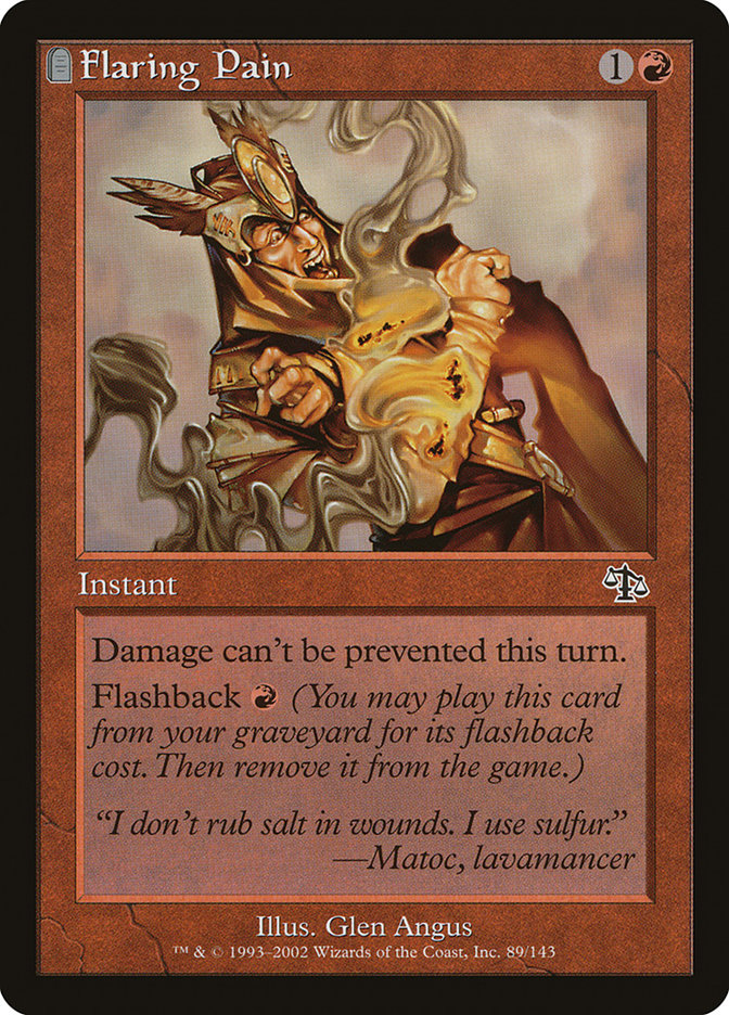 Flaring Pain [Judgment] | Card Merchant Takapuna