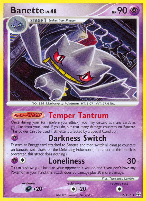 Banette (19/127) [Platinum: Base Set] | Card Merchant Takapuna