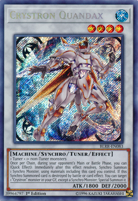 Crystron Quandax [BLRR-EN083] Secret Rare | Card Merchant Takapuna