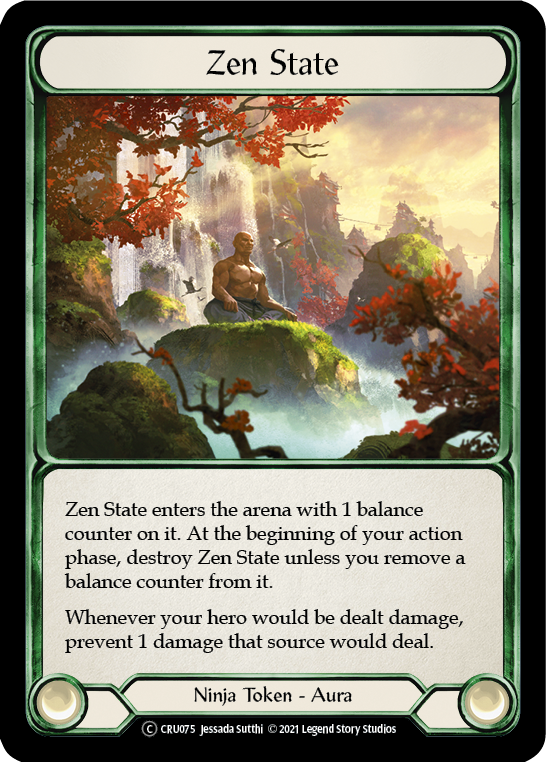 Zen State [U-CRU075] (Crucible of War Unlimited)  Unlimited Normal | Card Merchant Takapuna