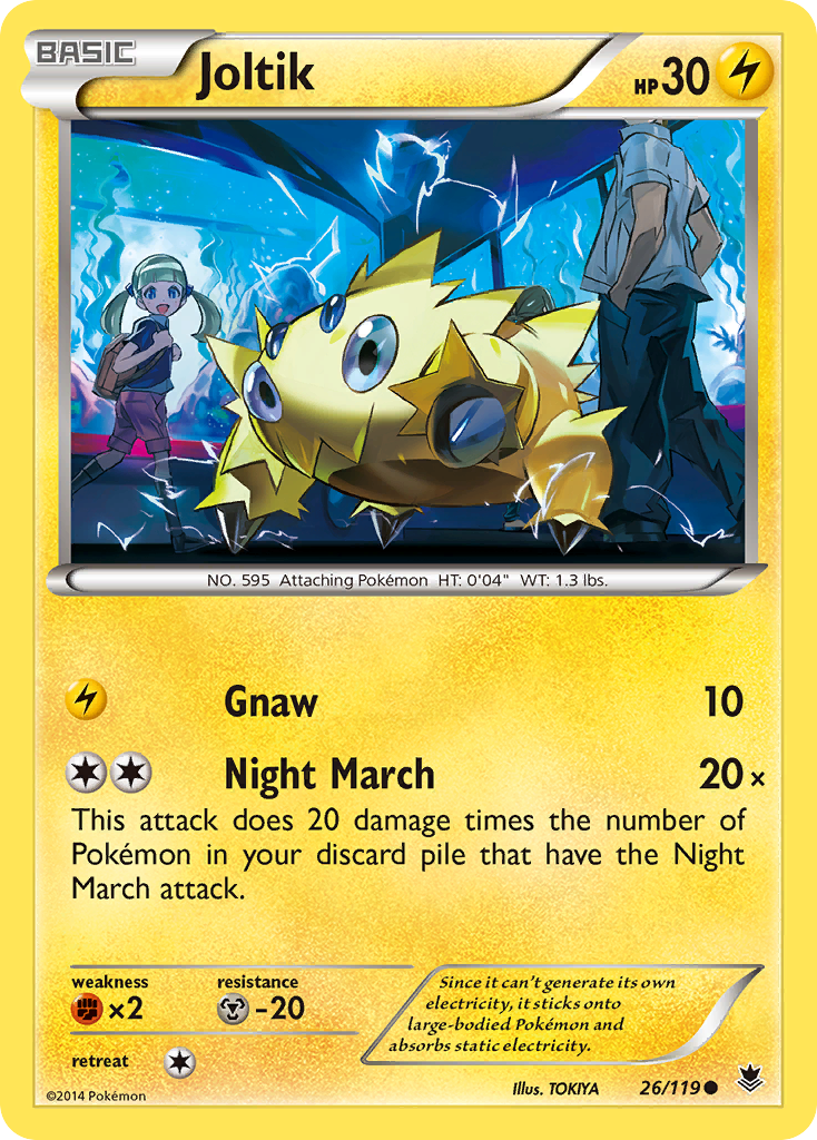 Joltik (26/119) [XY: Phantom Forces] | Card Merchant Takapuna