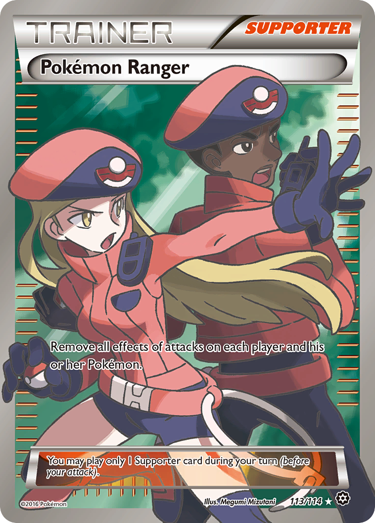 Pokemon Ranger (113/114) [XY: Steam Siege] | Card Merchant Takapuna