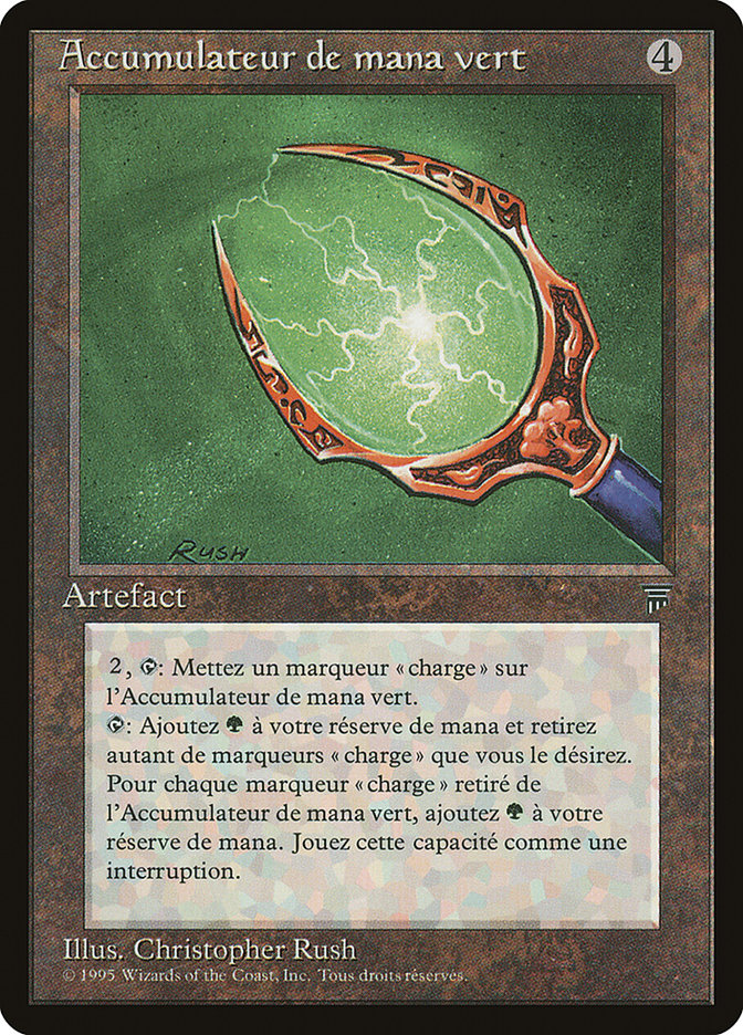 Green Mana Battery (French) - "Accumulateur de mana vert" [Renaissance] | Card Merchant Takapuna