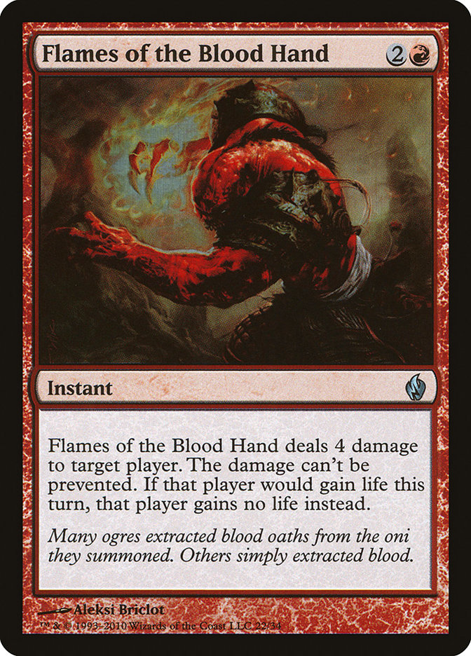 Flames of the Blood Hand [Premium Deck Series: Fire and Lightning] | Card Merchant Takapuna